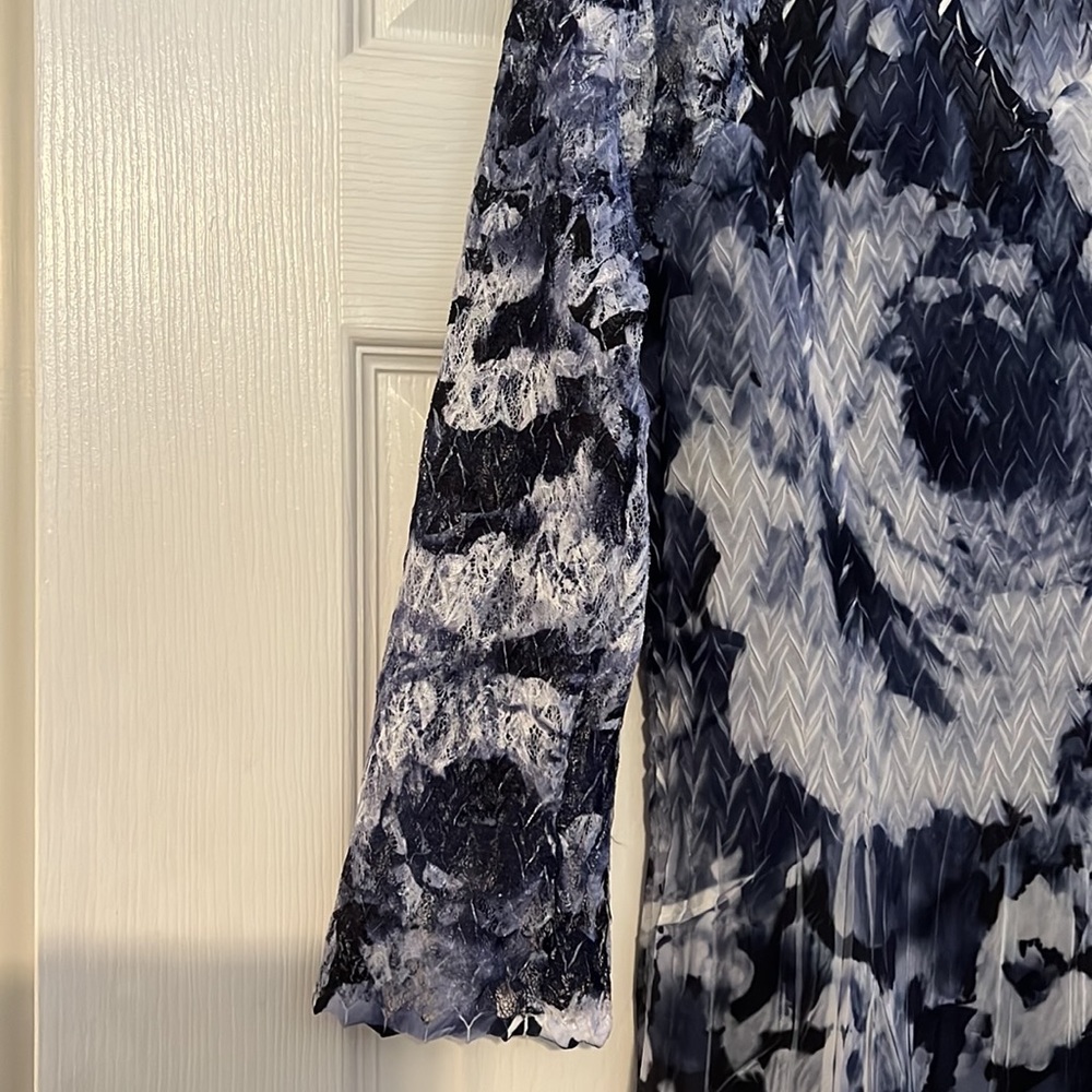 Komarov size X/L blue and white dress - Picture 6 of 11